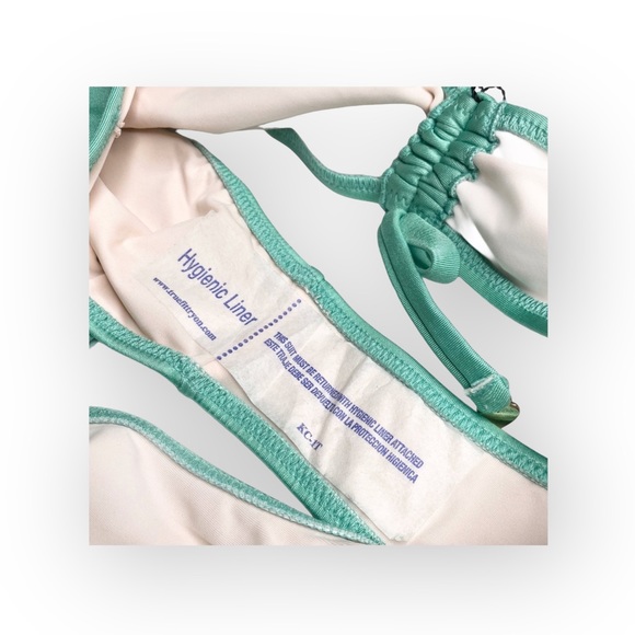 HTF: Wildfox x Dolls Kill ☻︎ Out of this World Ruched Bikini Bottoms ☻ Green L - Picture 13 of 17